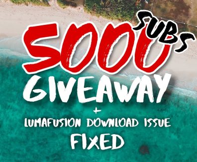 Amazon giftcard GIVEAWAY + Lumafusion Preset/Transition download GUIDE #Kingoflumafusion