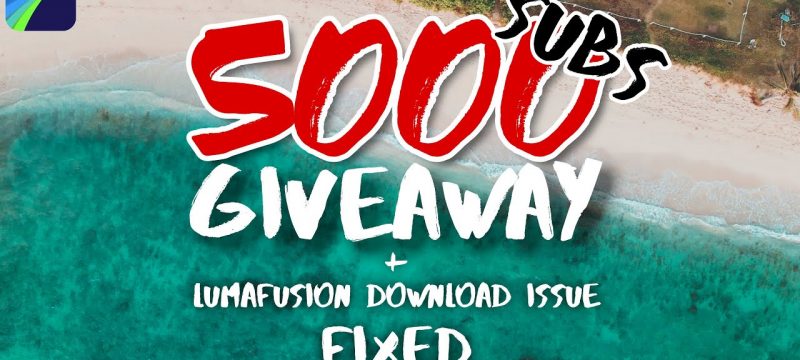 Amazon giftcard GIVEAWAY + Lumafusion Preset/Transition download GUIDE #Kingoflumafusion