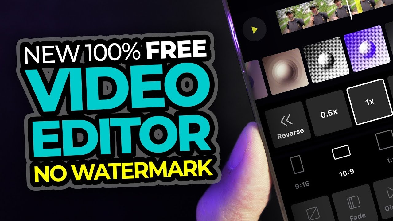 Editing software free no watermark