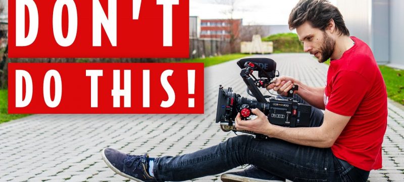 Filmmaking MISTAKES: 5 habits you should AVOID