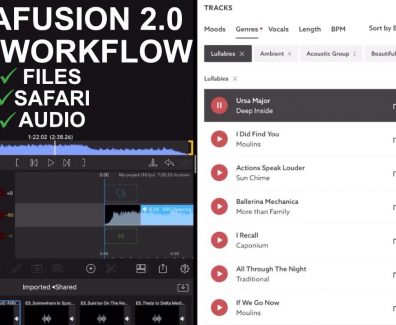 LumaFusion 2.0 FULL Editing Workflow- Files, Split Screen, Adding Music