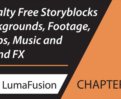 6-1 Storyblocks for LumaFusion: Royalty Free Backgrounds, Footage, Loops, Music and Sound FX
