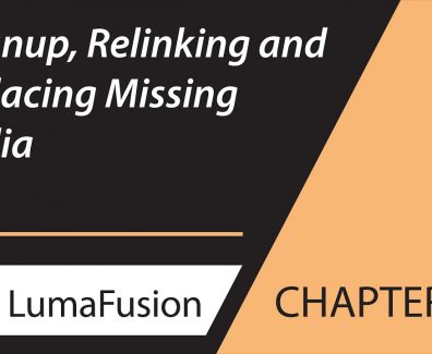 7-2 Import and Media Management: Cleanup, Relinking and Replacing Missing Media in LumaFusion