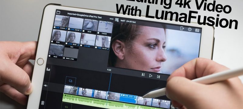 Editing 4k video with LumaFusion on the iPad Pro – Part 1