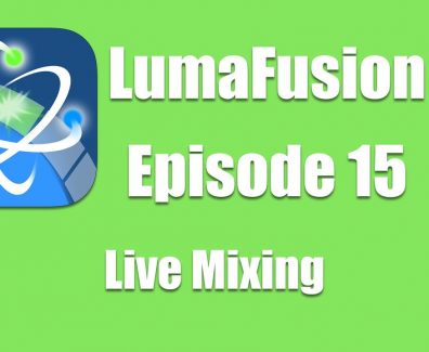 Ep 15 Audio: Live mixing – fading and key framing audio