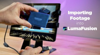 EASILY Connect an SSD To iPhone or Older iPad (to use w/ LumaFusion)