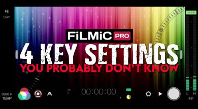 4 KEY Filmic Pro Settings You Might Not Know