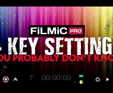 4 KEY Filmic Pro Settings You Might Not Know